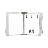 Tarifold Metal Wall Document Display System, A4, 10 Pockets (Colour Packaging)