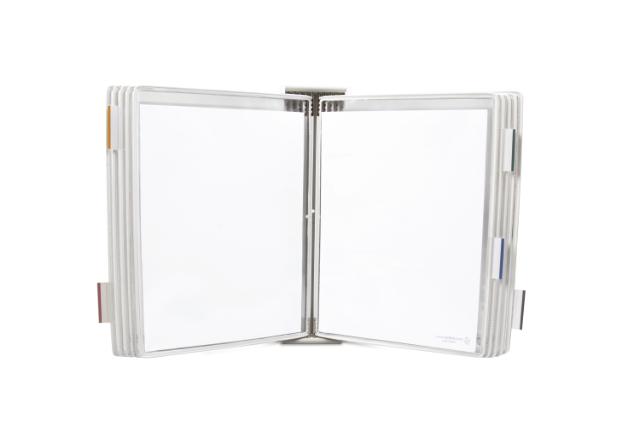 Tarifold Metal Wall Document Display System, A4, 10 Pockets