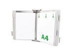 Tarifold Metal Wall Document Display System, A4, 10 Pockets