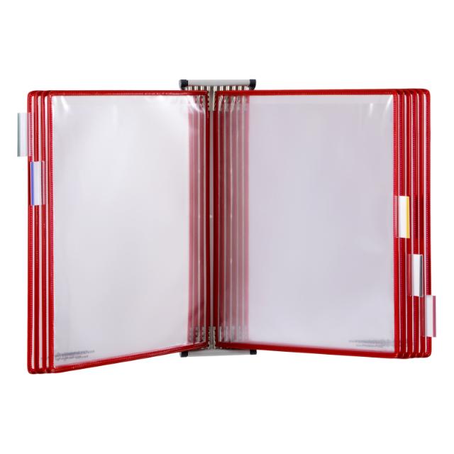 Tarifold Metal Wall Document Display System, A4, 10 Pockets