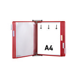 Tarifold Metal Wall Document Display System, A4, 10 Pockets (Colour Packaging)