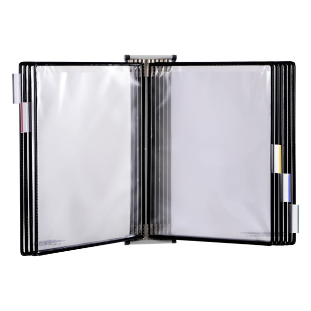 Tarifold Metal Wall Document Display System, A4, 10 Pockets (Colour Packaging)