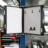 Tarifold Metal Wall Document Display System, A4, 10 Pockets (Colour Packaging)