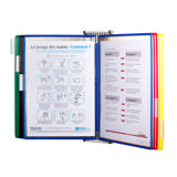 Tarifold Metal Wall Document Display System, A4, 10 Pockets (Colour Packaging)