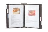 Tarifold Antimicrobial Stainless Steel Wall Document Display System, A4, 10 Pockets