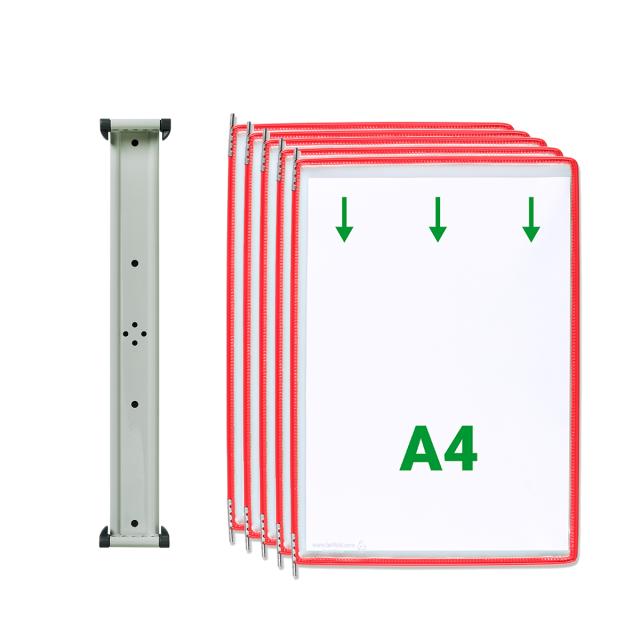 Tarifold Magnetic Wall Document Display System, A4, 5 Pockets