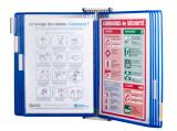 Tarifold Metal Wall Document Display System, A4, 10 Pockets, Left Side Loading