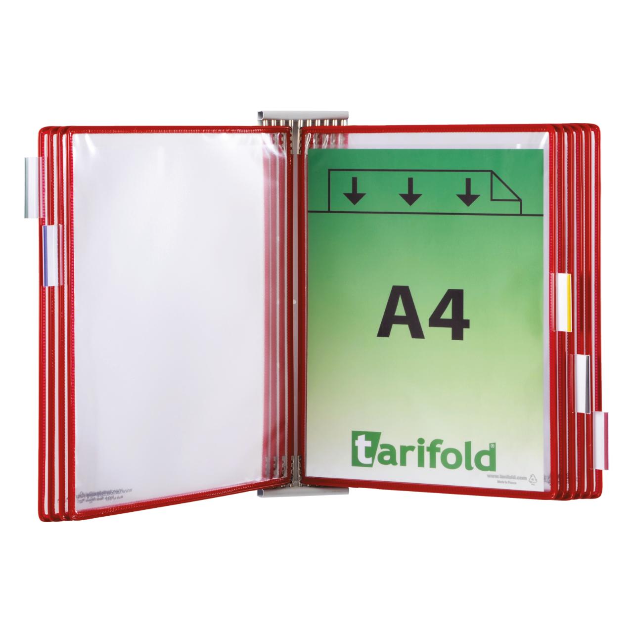 Tarifold Metal Wall Document Display Extension Kit, A4, 10 Pockets