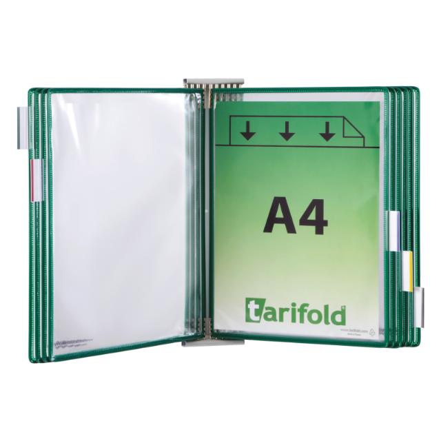 Tarifold Metal Wall Document Display Extension Kit, A4, 10 Pockets