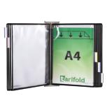 Tarifold Metal Wall Document Display Extension Kit, A4, 10 Pockets