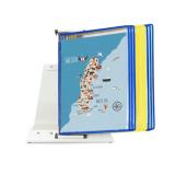 Tarifold Metal Desk Document Display System, A4, 10 Pockets, Sweden Colours