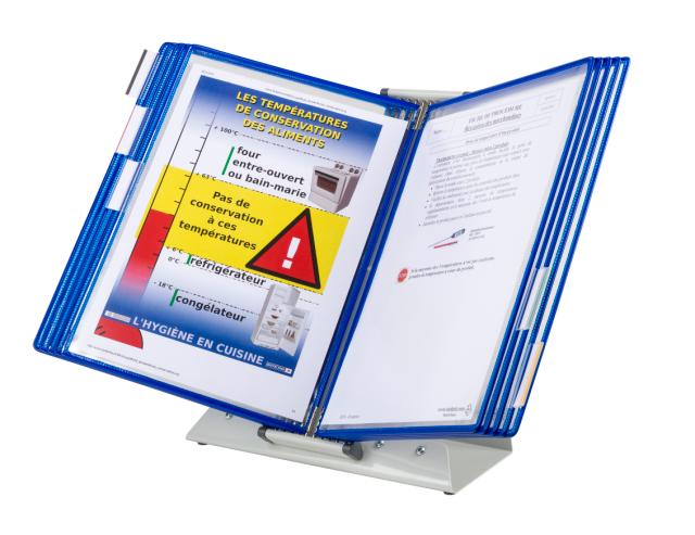 Tarifold Metal Desk Document Display System, A4, 10 Pockets