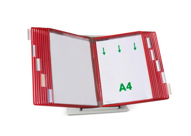 Tarifold Metal Desk Document Display System, A4, 20 Pockets