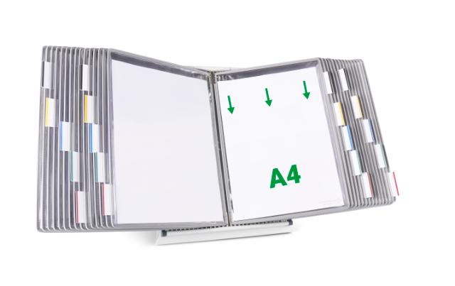 Tarifold Metal Desk Document Display System, A4, 30 Pockets