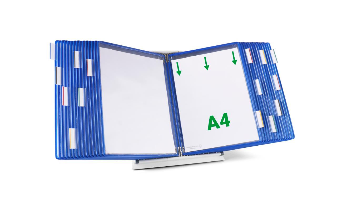 Tarifold Metal Desk Document Display System, A4, 30 Pockets