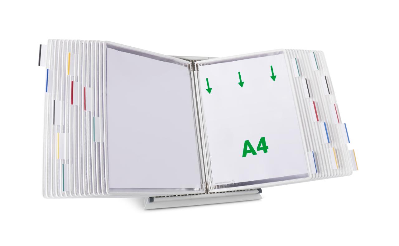 Tarifold Metal Desk Document Display System, A4, 30 Pockets