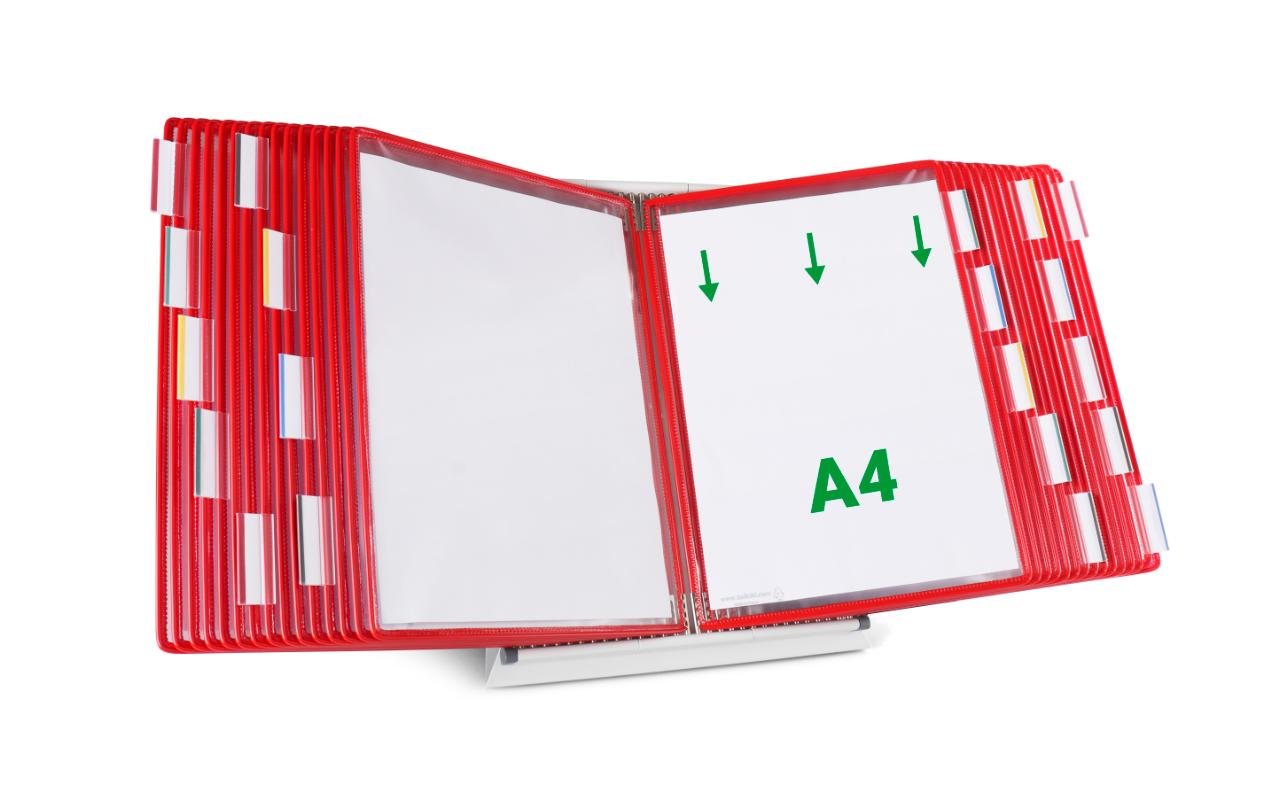 Tarifold Metal Desk Document Display System, A4, 30 Pockets