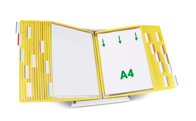 Tarifold Metal Desk Document Display System, A4, 30 Pockets