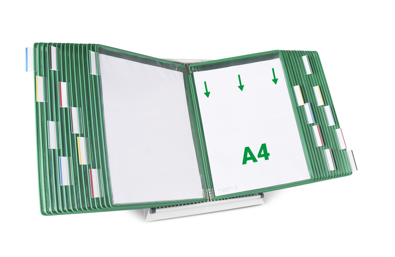 Tarifold Metal Desk Document Display System, A4, 30 Pockets