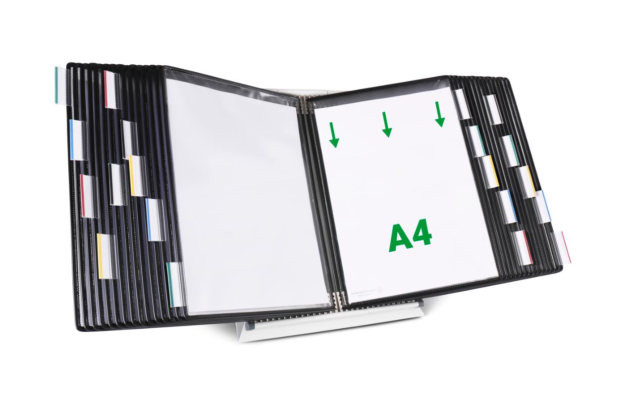 Tarifold Metal Desk Document Display System, A4, 30 Pockets