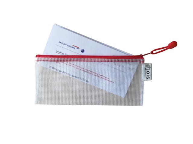 Zipper Storage Bag, Cheque Book Size