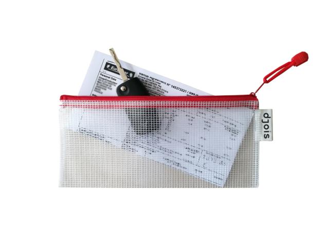 Zipper Storage Bag, Cheque Book Size