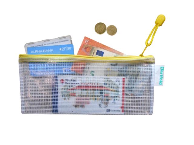 Zipper Storage Bag, Cheque Book Size