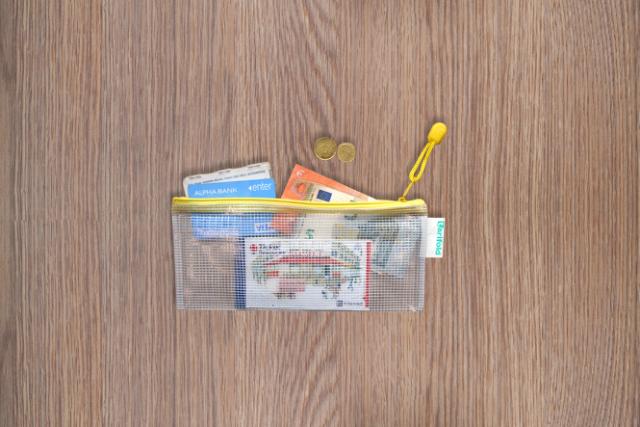 Zipper Storage Bag, Cheque Book Size