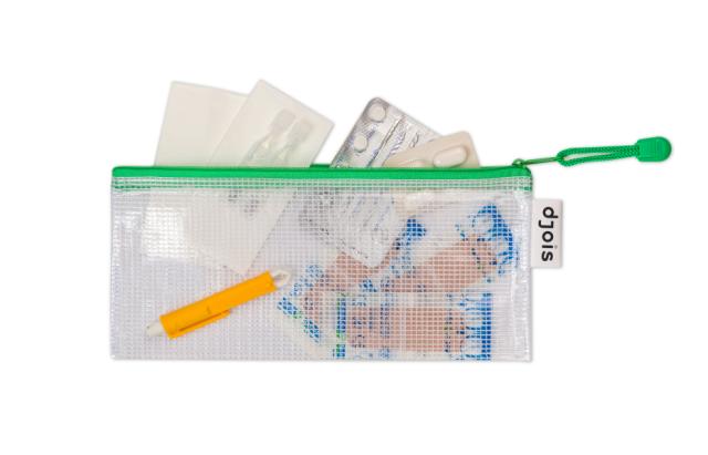 Zipper Storage Bag, Cheque Book Size