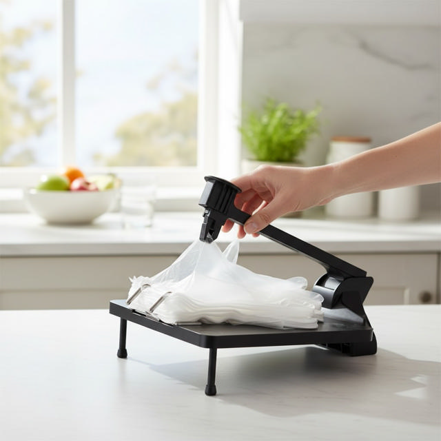 Glove dispenser – 5-finger – tabletop model