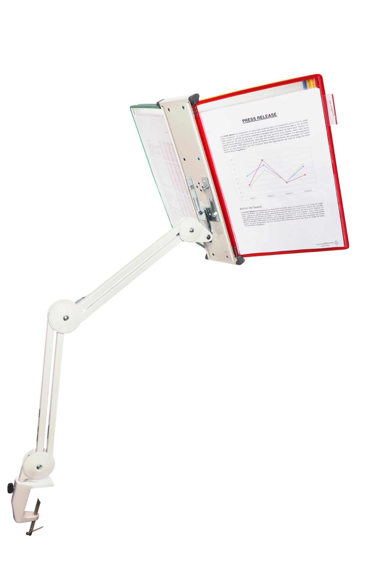 Swing Arm for Document Display Systems, for 10 to 20 A4 Pockets