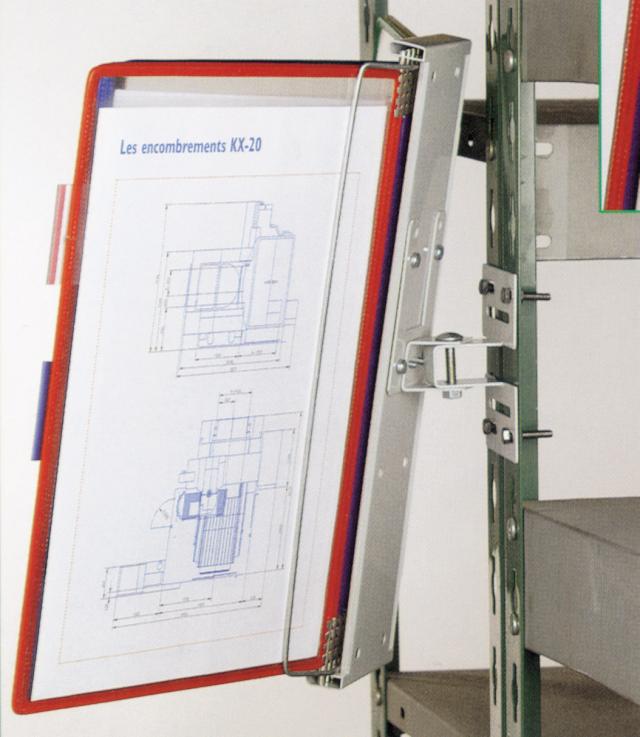 Pivorack Rack Support for Document Display Systems, for 10 to 20 A5/A4 Pockets