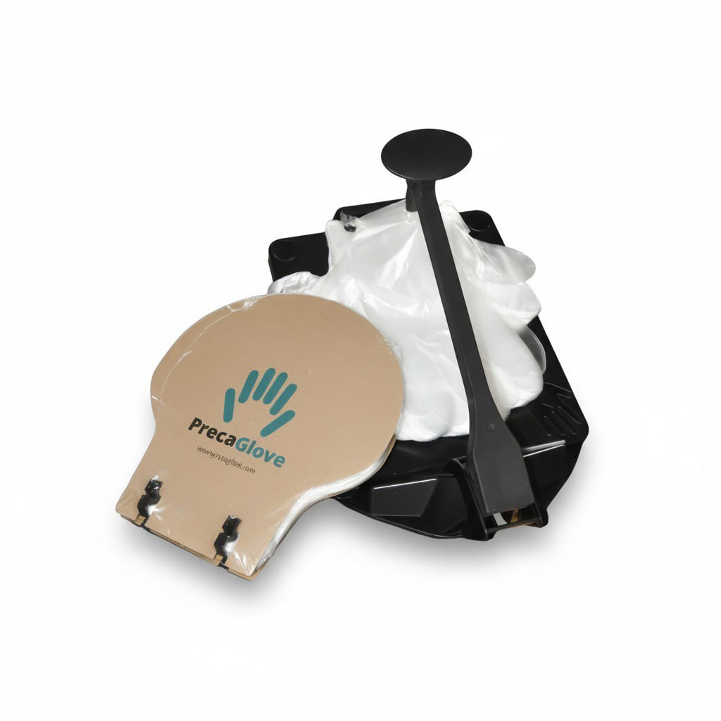 Disposable gloves for glove dispensers – 6-finger