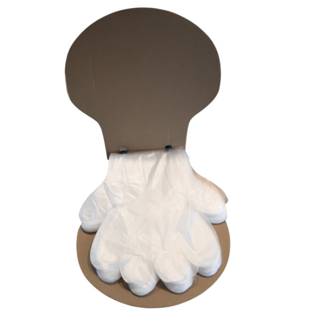 Disposable gloves for glove dispensers – 6-finger