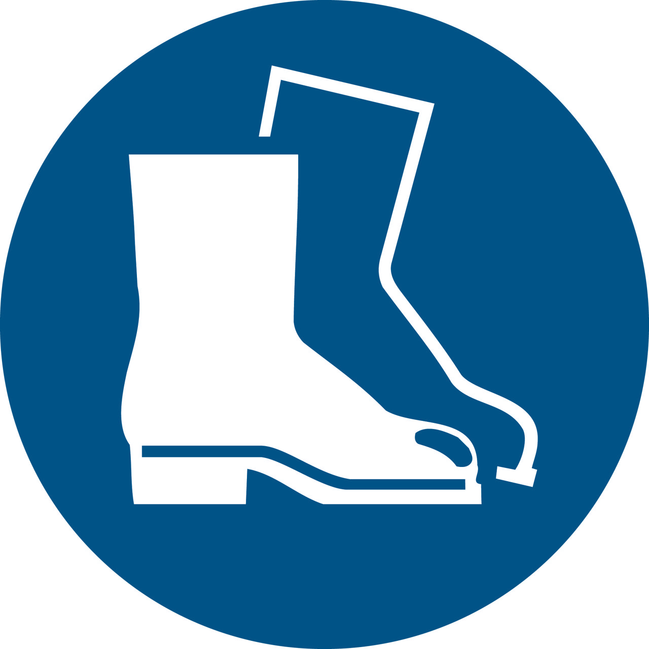 Safety Sign Wear Safety Footwear, 100 mm