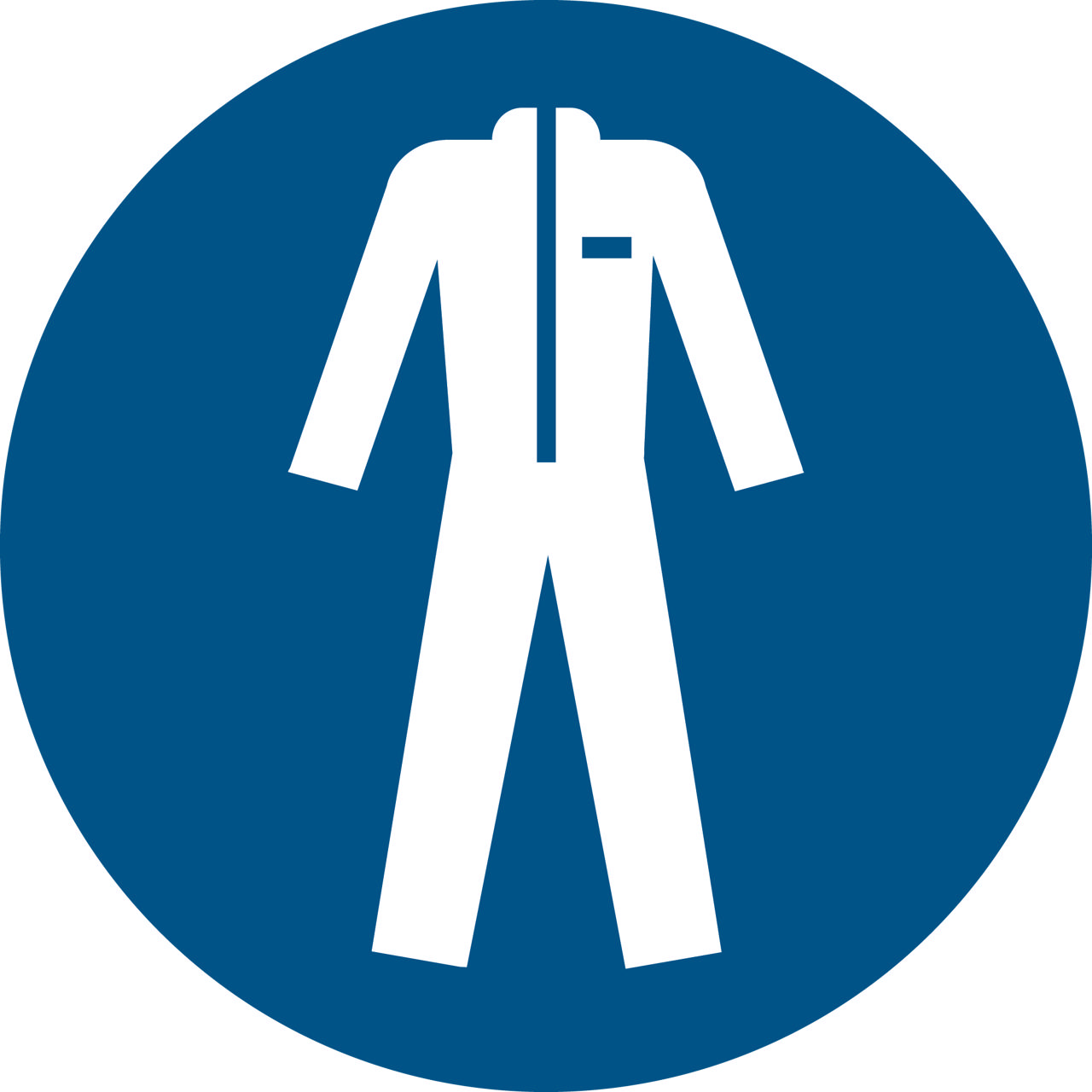 Safety Sign Wear Protective Clothing, 100 mm