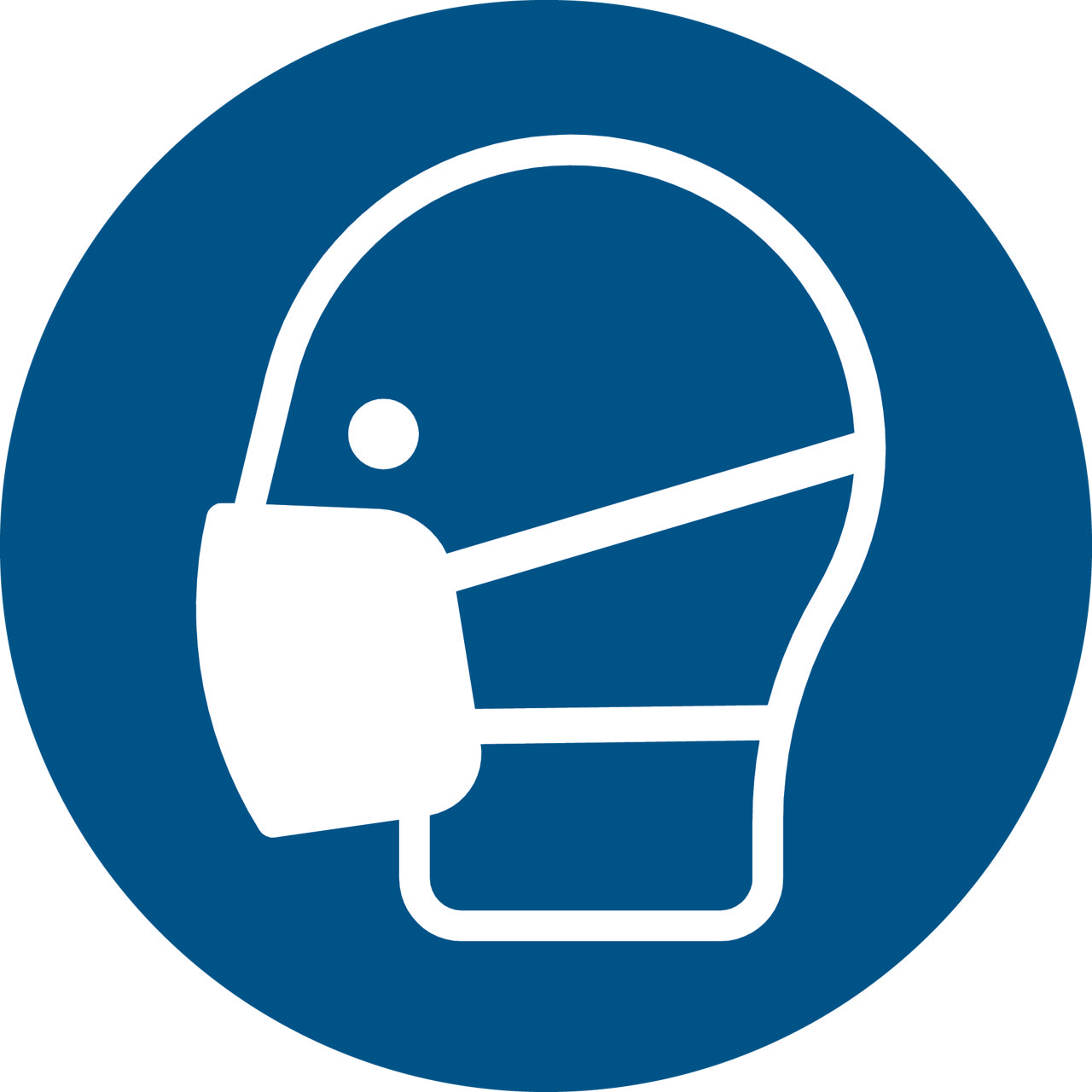 Safety Sign Wear a Mask, 100 mm