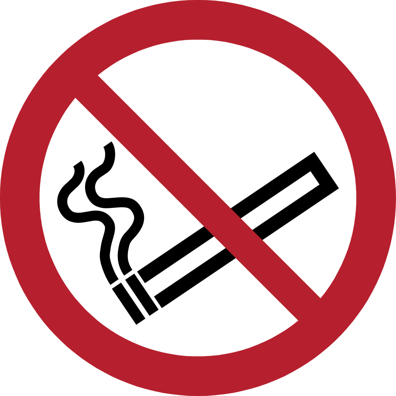 Safety Sign No Smoking, 100 mm