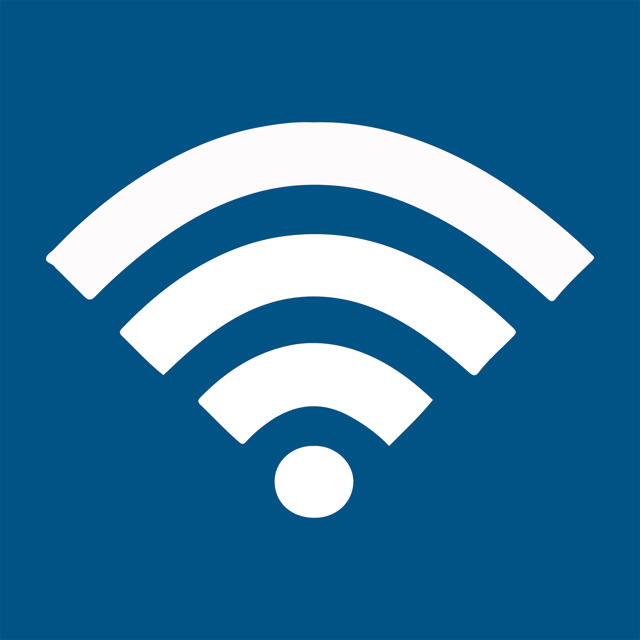 Wi-Fi Sign, 150 x 150 mm