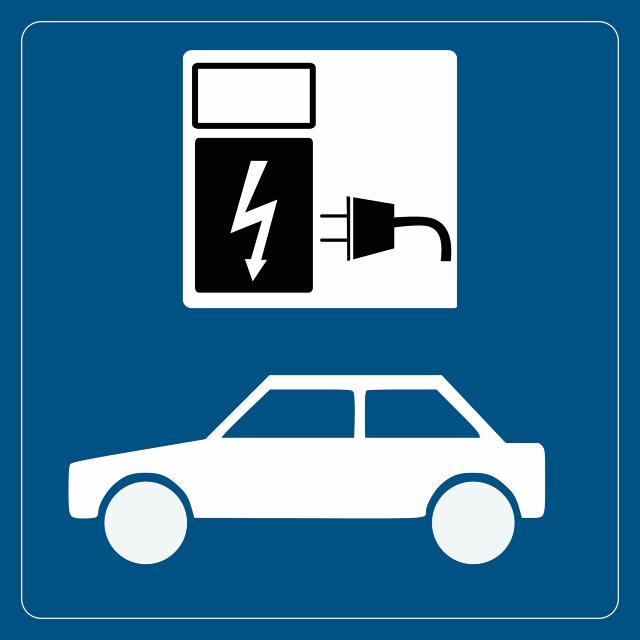 Charing Point Car Sign, 200 x 200 mm