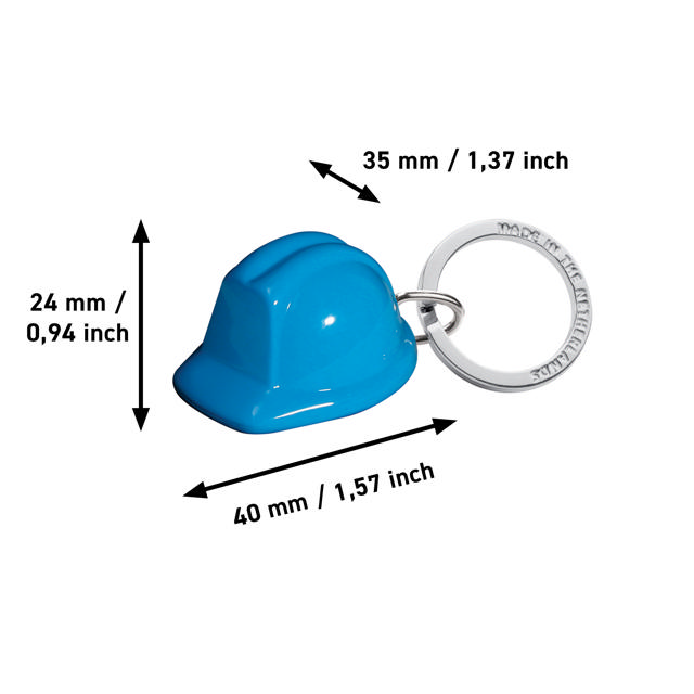 Keychain Safety Helmet, Recycled