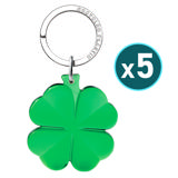 Keychain Four-Leaf Clover, Recycled