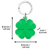 Keychain Four-Leaf Clover, Recycled