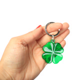 Keychain Four-Leaf Clover, Recycled