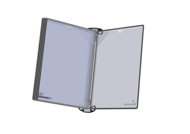 Tarifold Pro Wall Document Display System, A4, 5 Easy Load PP Pockets