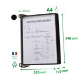 Tarifold Pro Wall Document Display System, A4, 5 Easy Load PP Pockets