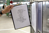 Tarifold Pro Wall Document Display System, A4, 5 Easy Load PP Pockets