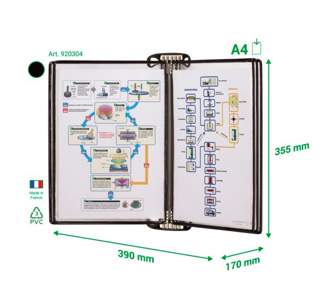 Tarifold Pro Wall Document Display System, A4, 5 Pockets