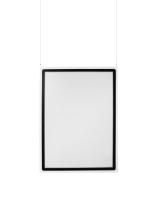 Hanging Acrylic Sign Holder with A1 Magneto Frame Display Pocket, Double-sided, Portrait/Landscape