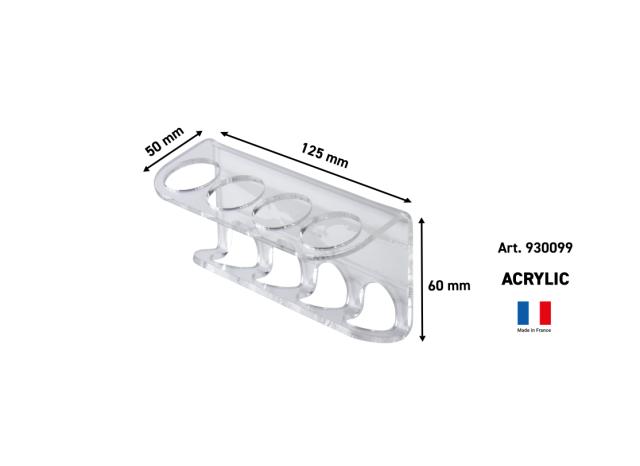 Acrylic Adhesive Marker Pen Holder for 4 Markers